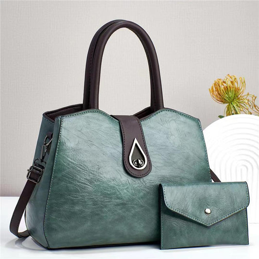 A handbag set - 19028-27 - Green