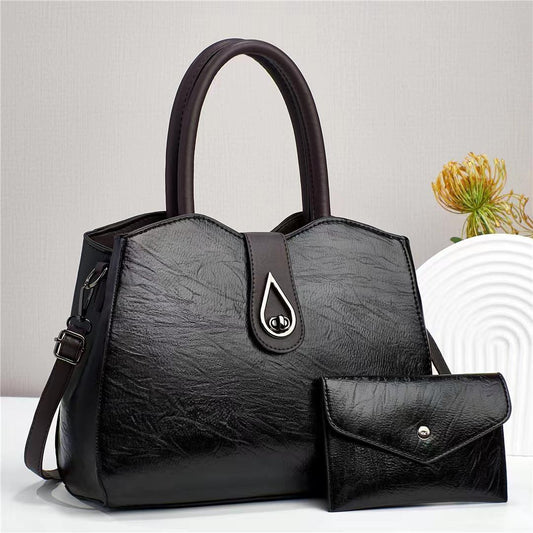 A handbag set - 19028-27 - Black