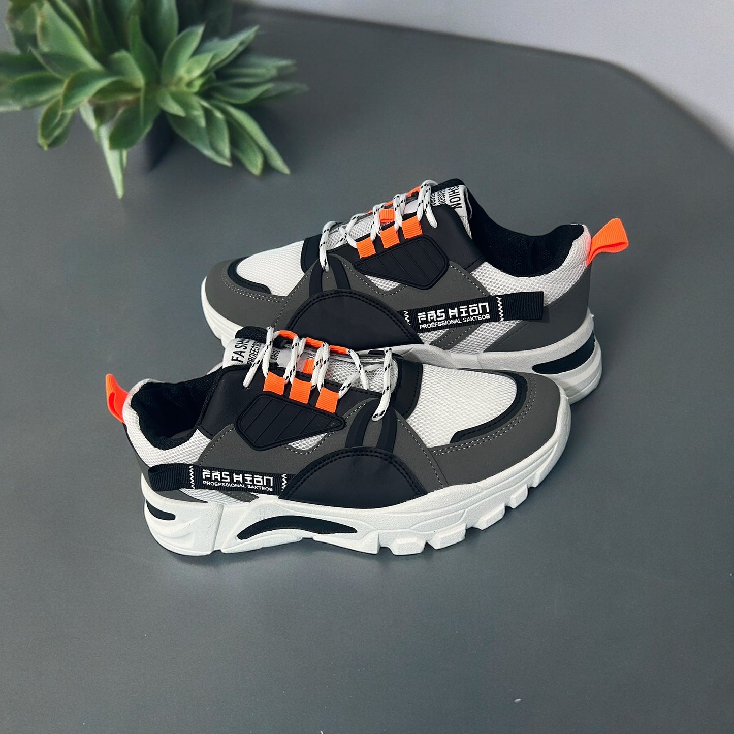 ZM98 - Casual Fitness Walking Shoes For men - orange